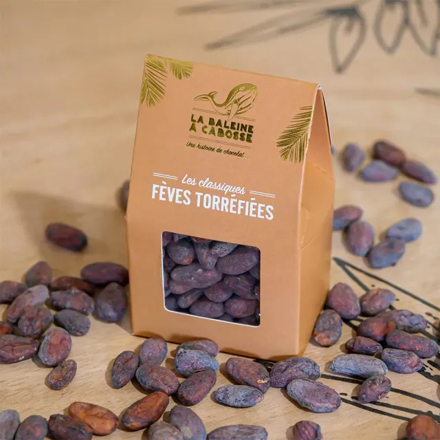 La Baleine à Cabosse fèves de cacao torréfiées Colombie Tumaco
