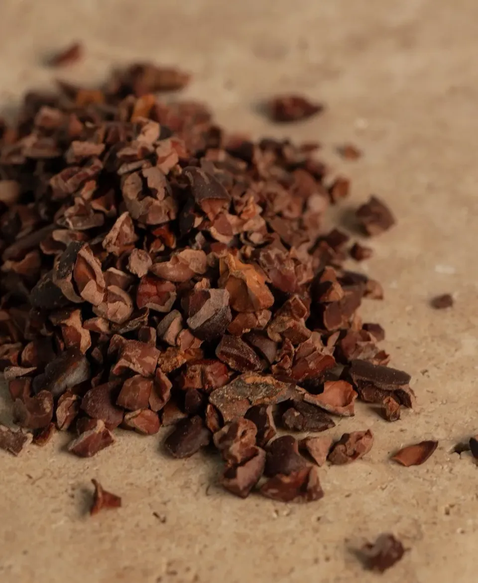 Ôme Grué de cacao éclats fèves torréfiées cuisine