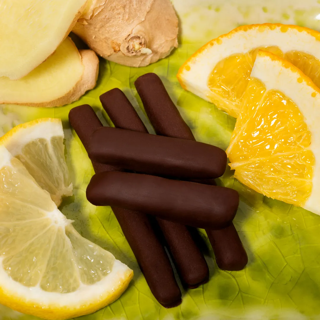 La Baleine à Cabosse mélange orangettes citronnettes chocolat noir 76%