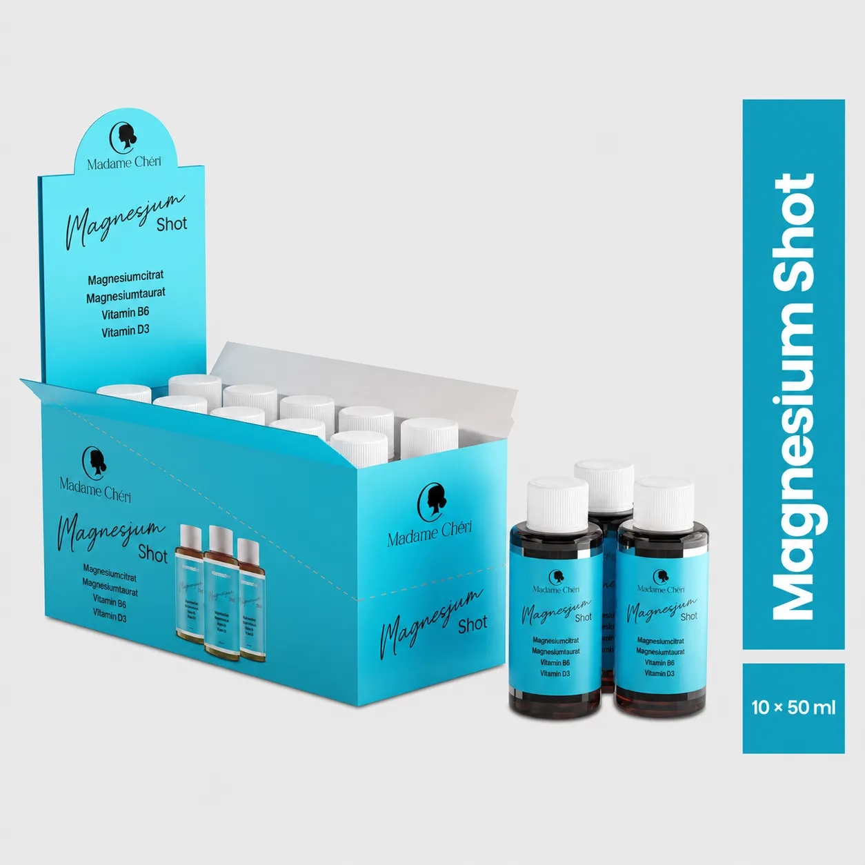 Madame Chéri Magnesium Shot magnésium 10 x 50 g