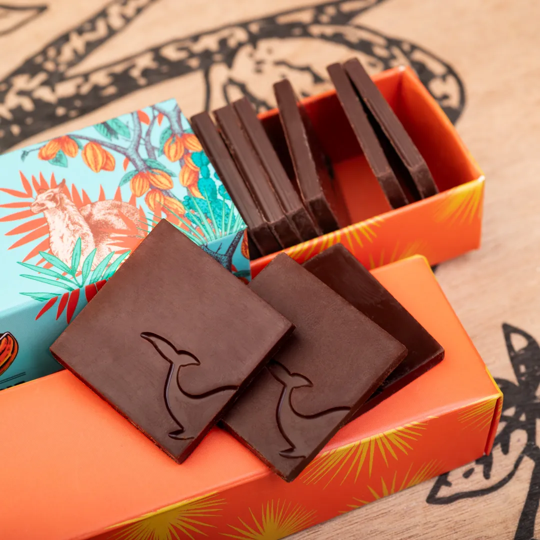 La Baleine à Cabosse Tumaco Colombie 76% carrés chocolat noir