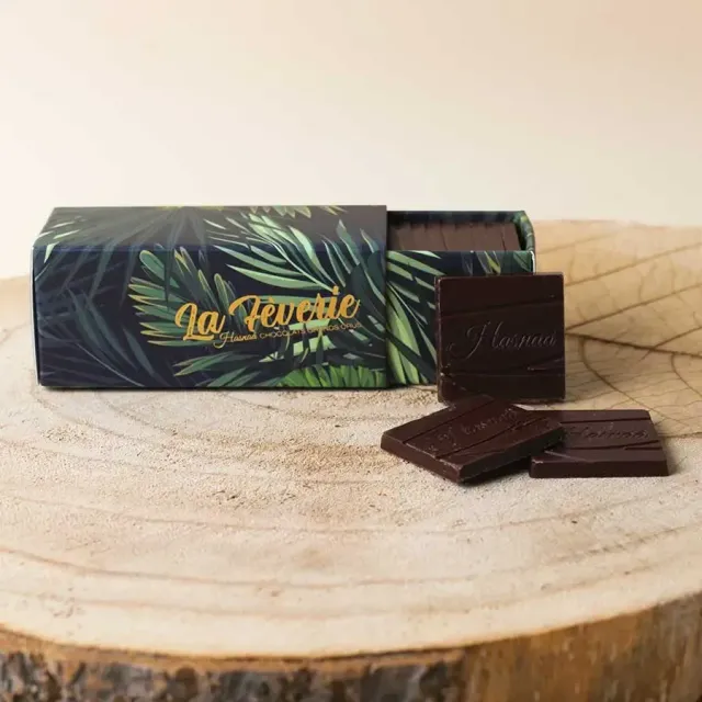 Hasnaâ carrés chocolat Nicaragua 72% 20 carrés 100g