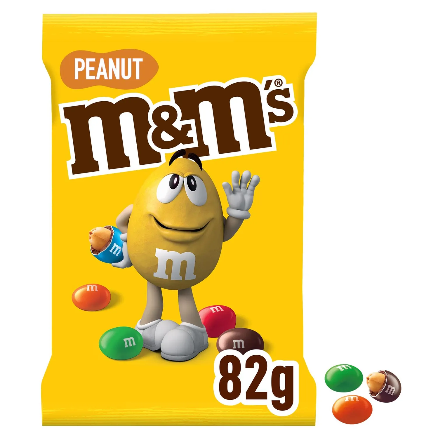 M&M's Peanut bonbons chocolat lait cacahuètes 16x82g