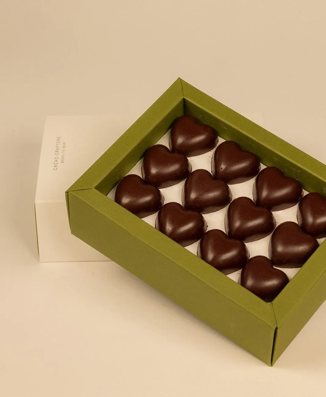 Ôme Bonbons chocolat noir 76% cœur caramel fleur de sel