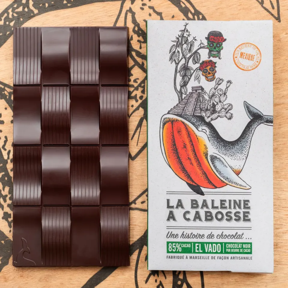 La Baleine à Cabosse El Vado tablette Mexique 85% cacao