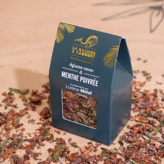 La Baleine à Cabosse infusion cacao menthe poivrée