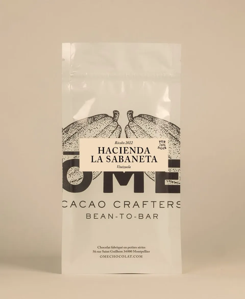 Ôme Hacienda La Sabaneta tablette chocolat noir 76%
