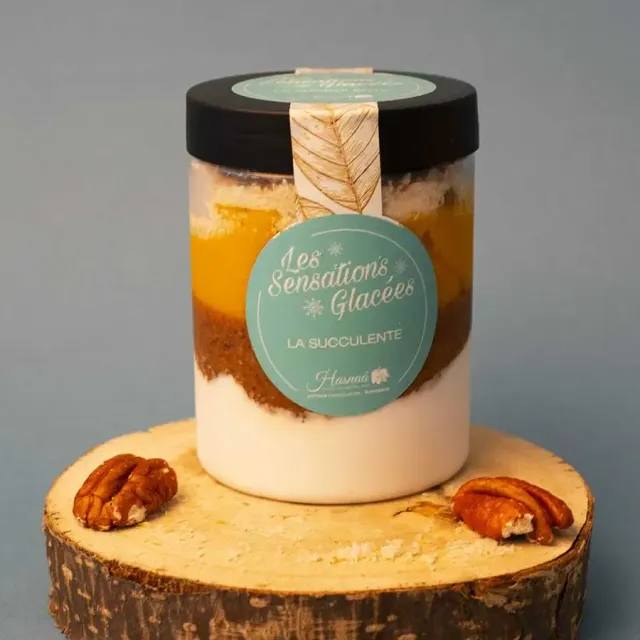 Hasnaâ La succulente sorbet mangue-passion coco pot 300g