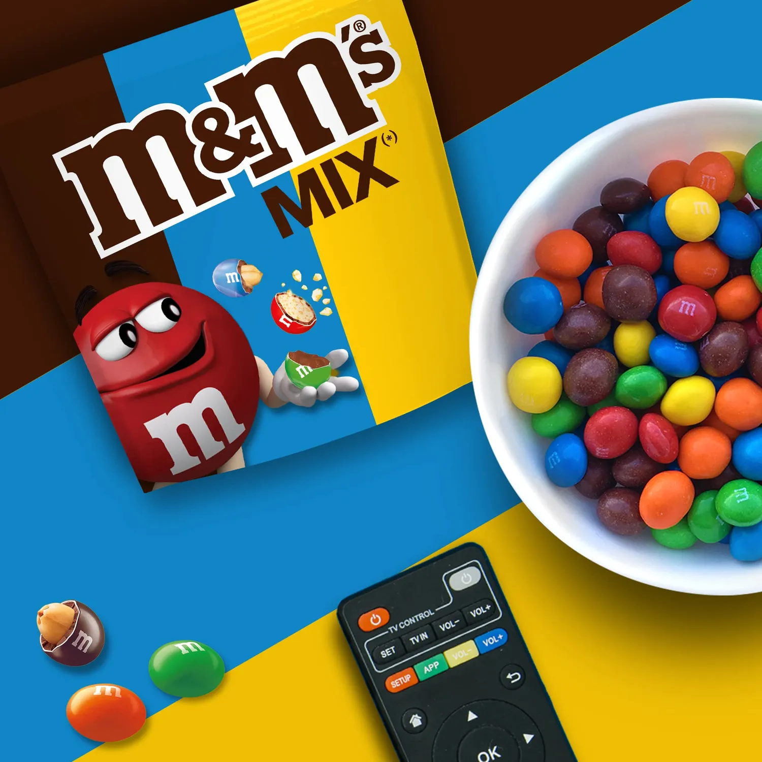 M&M's Mix bonbons chocolat 400g 3 variétés crispy