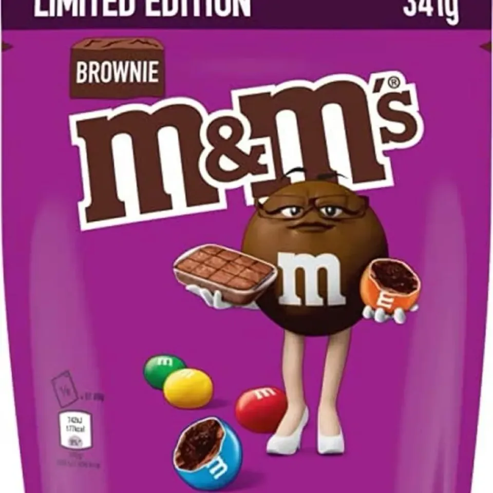 M&M's Brownie bonbons chocolat lait 341g sachet