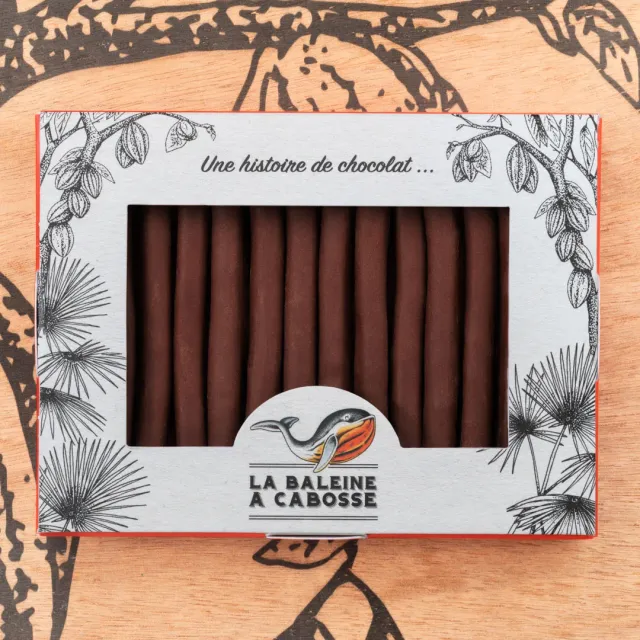 La Baleine à Cabosse orangettes orange confite chocolat noir 76%