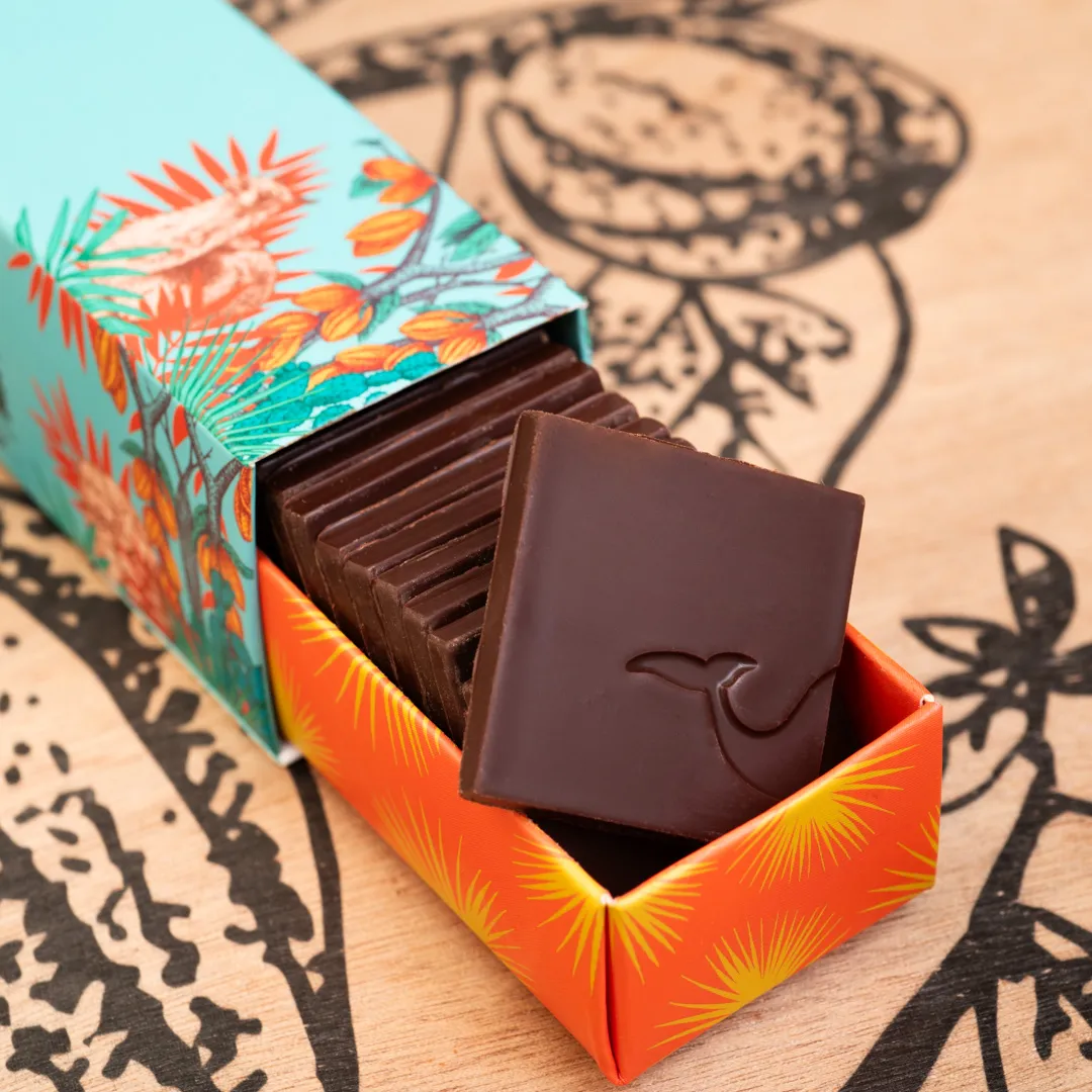 La Baleine à Cabosse Tumaco Colombie 76% carrés chocolat noir