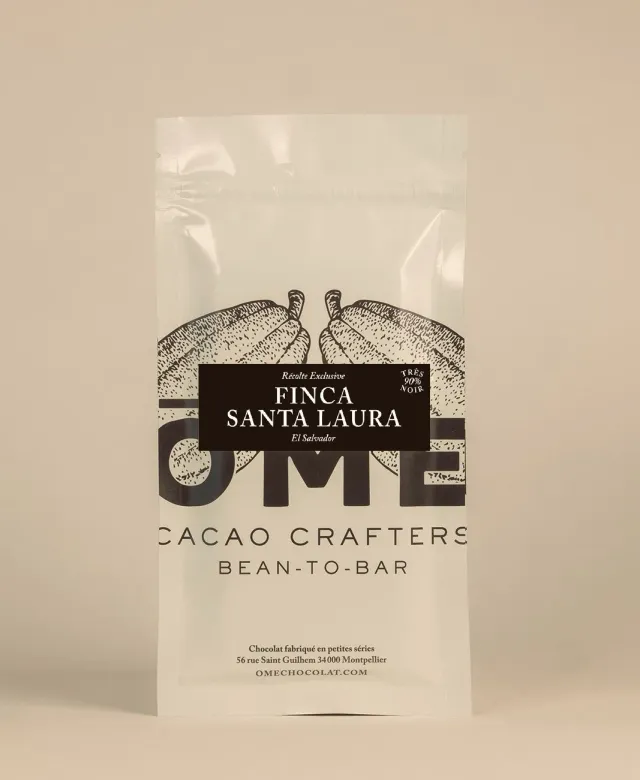 Ôme Finca Santa Laura Salvador tablette chocolat noir 90% intense