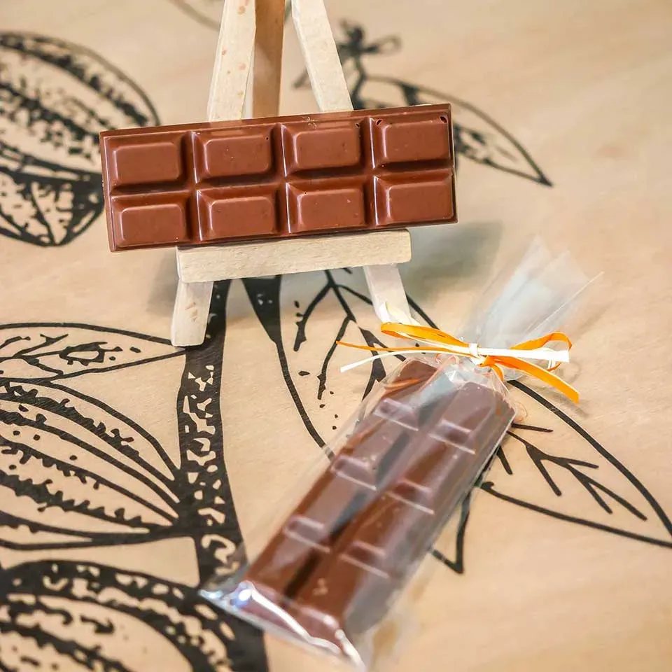 La Baleine à Cabosse barre chocolat lait 50% sarrasin grillé