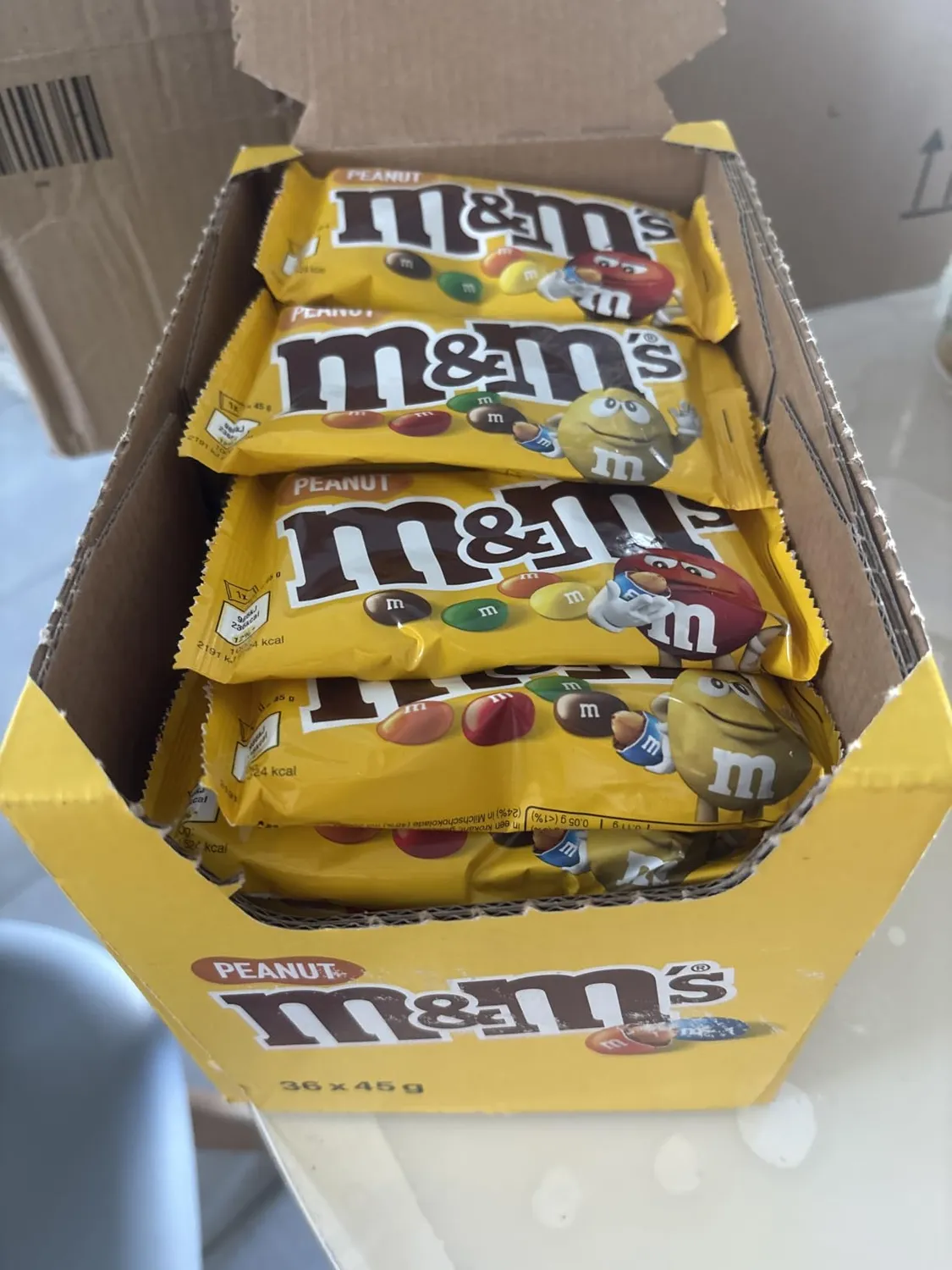 M&M'S Peanut bonbons chocolat lait cacahuètes 900g
