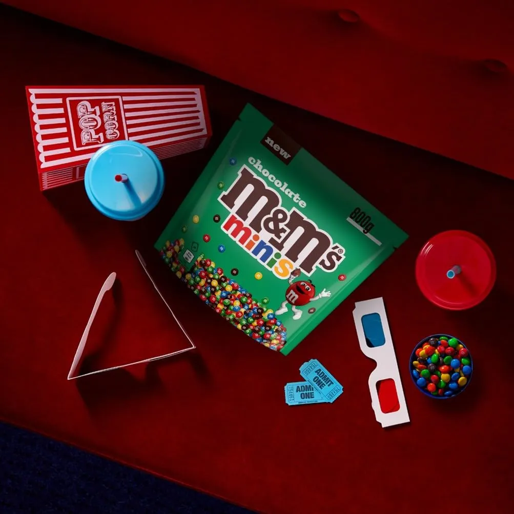 M&M's Minis bonbons chocolat lait 800g partage