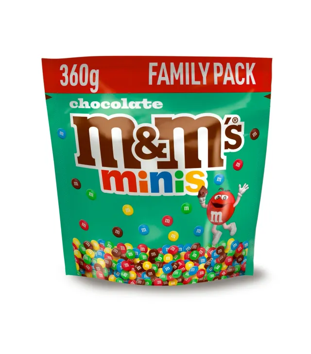 M&M's Minis bonbons chocolat lait 360g sachet