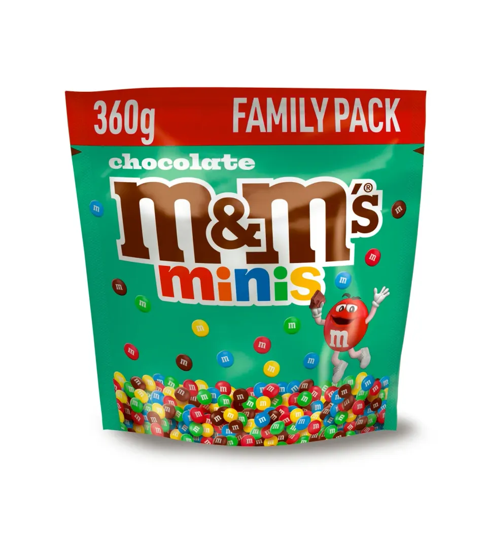 M&M's Minis bonbons chocolat lait 360g sachet