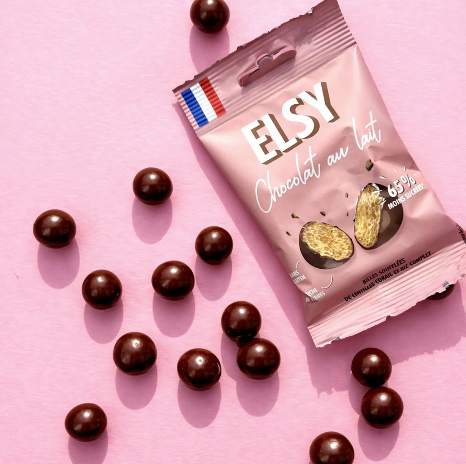 Elsy Billes Chocolat au Lait billes 5x30g sans gluten