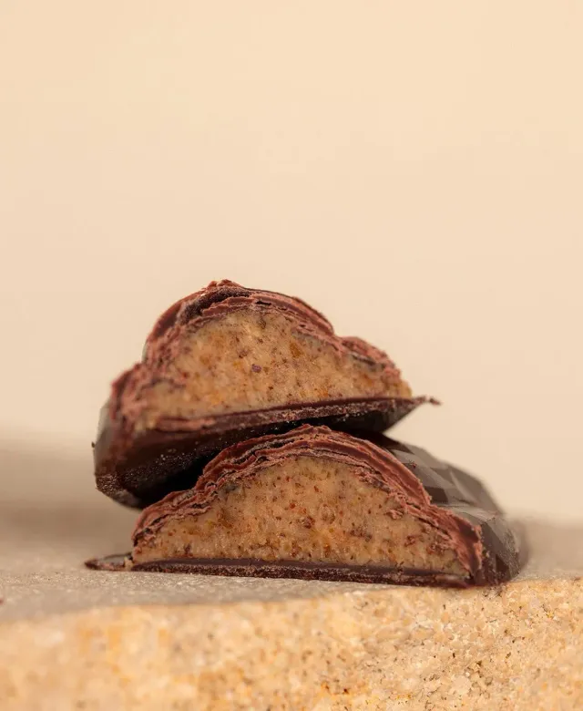 Ôme Mini Cabosses chocolat noir 76% praliné amandes