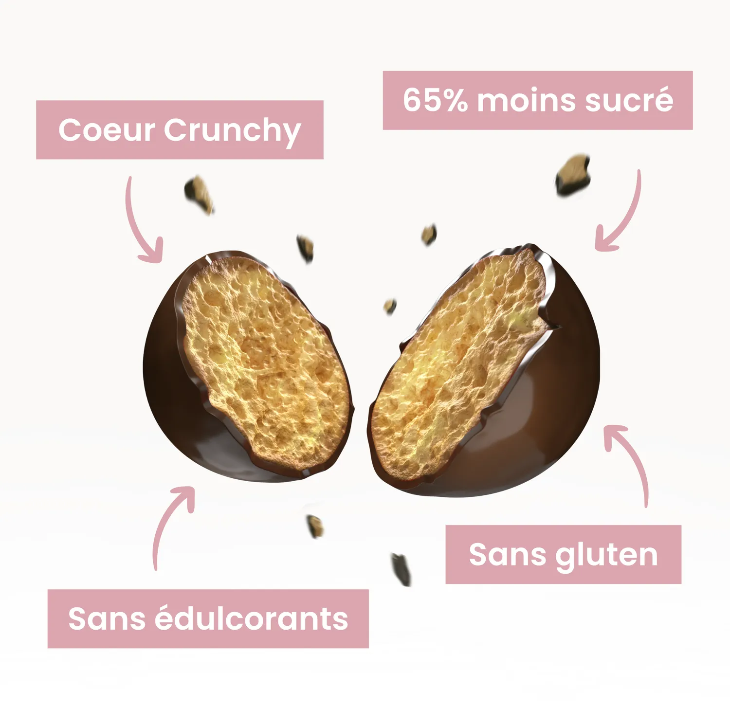 Elsy Billes Chocolat au Lait 4x50g sans gluten