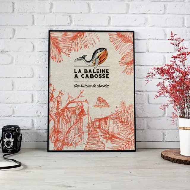 La Baleine à Cabosse Affiche Le Village poster 50x70 cm