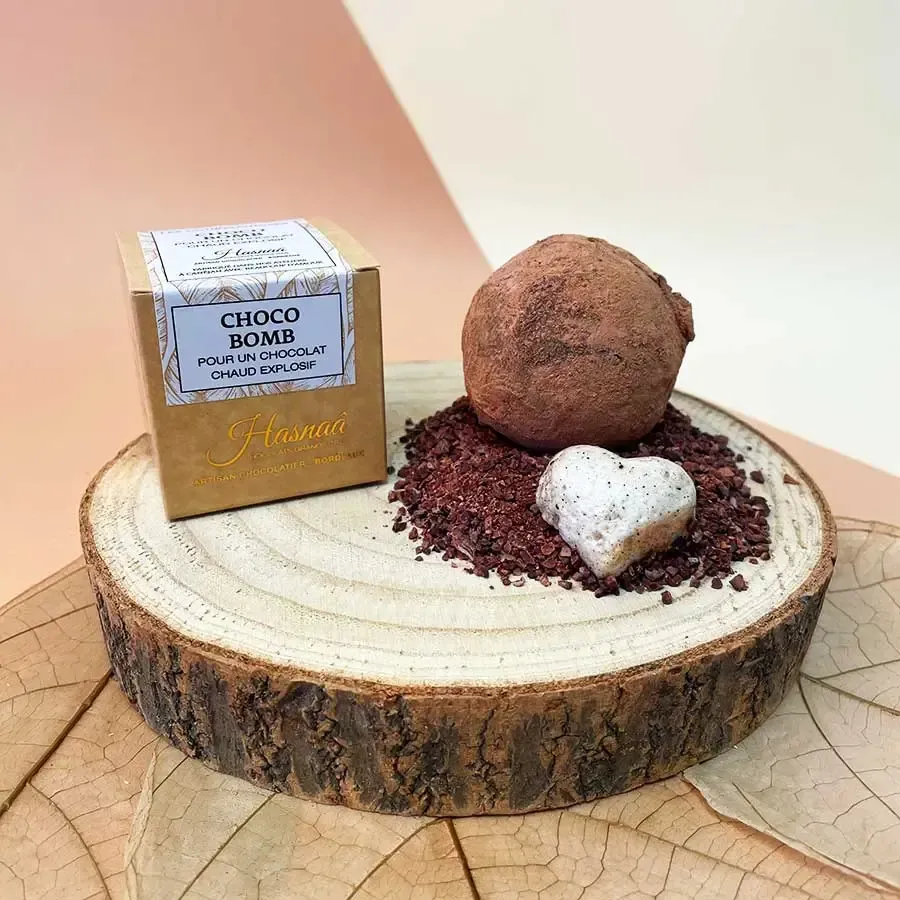 Hasnaâ Choco'Bomb bombe chocolat chaud guimauve 30g