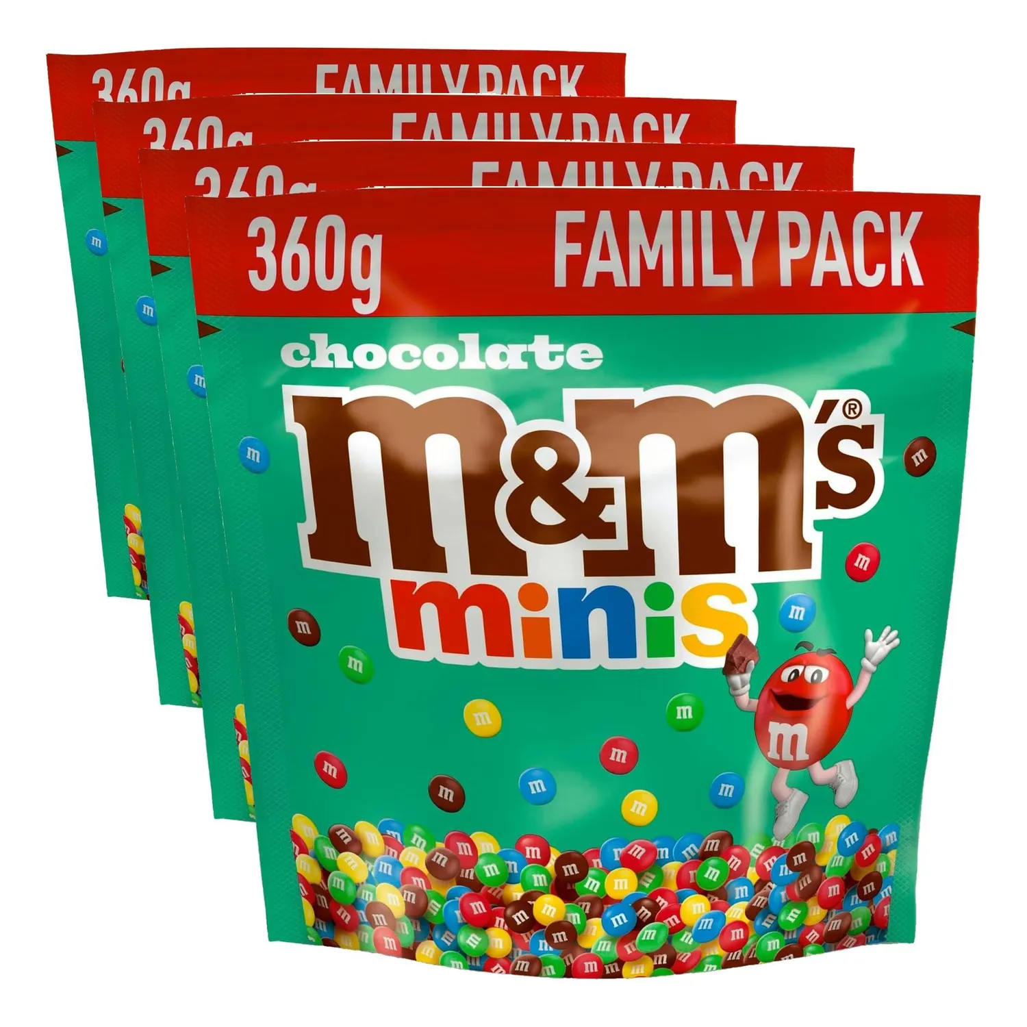 M&M's Minis bonbons chocolat lait 360g sachet