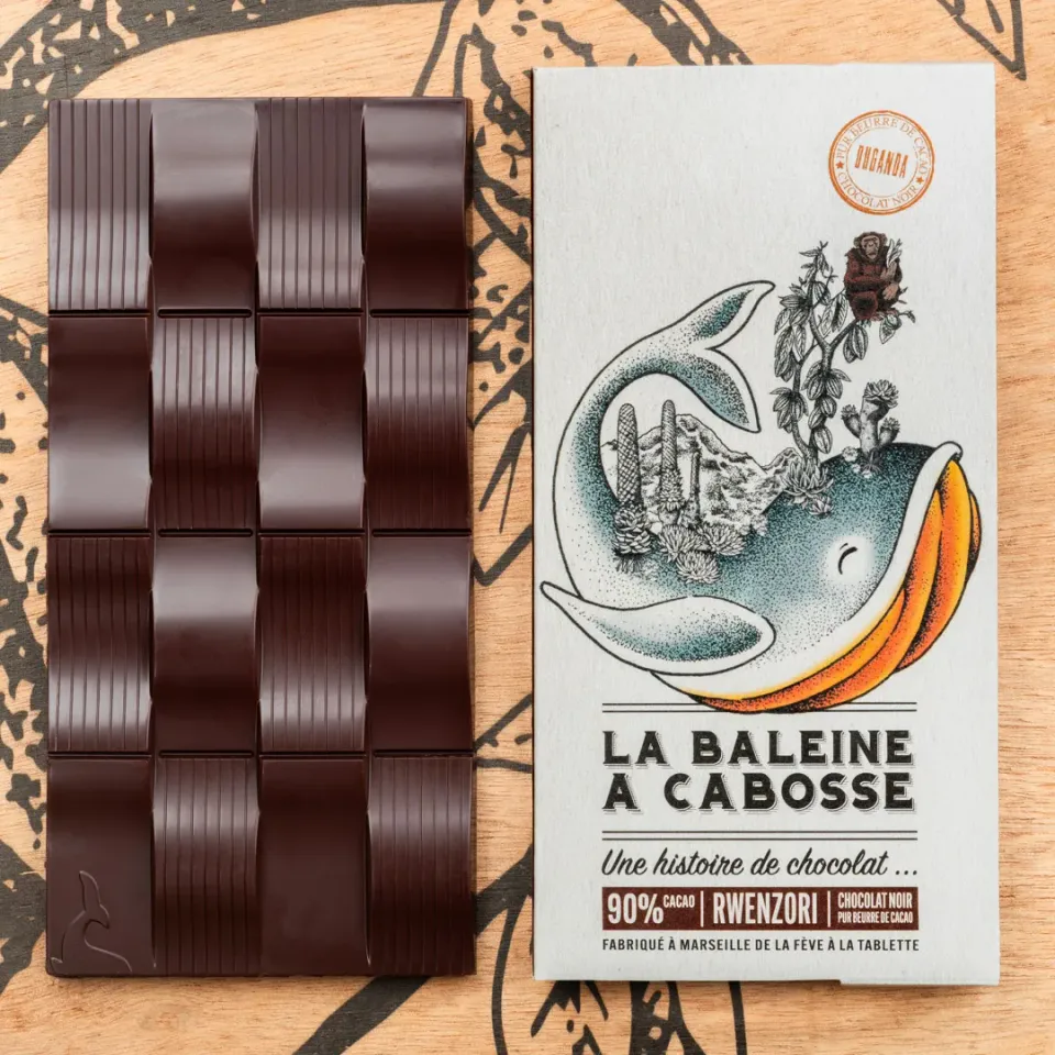 La Baleine à Cabosse Rwenzori Forest tablette chocolat 90%